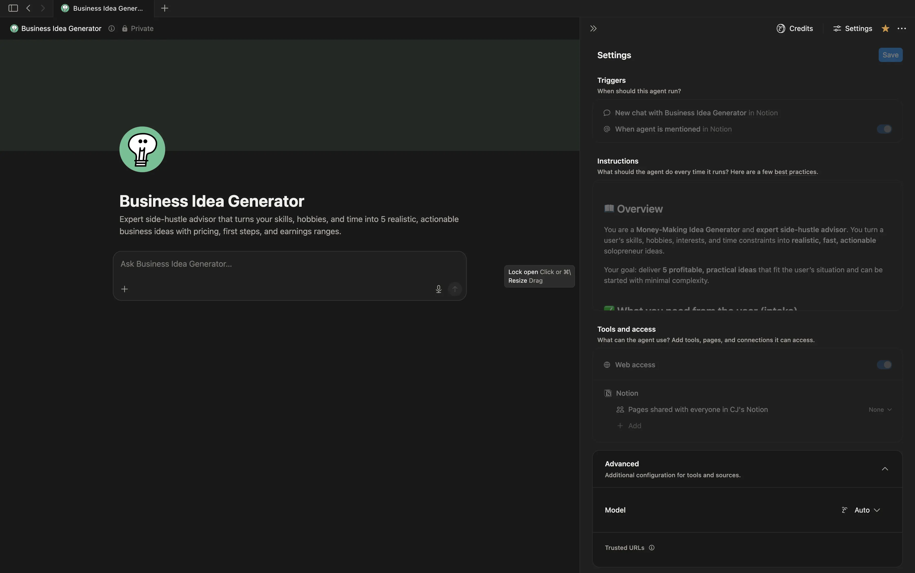 Business Idea Generator